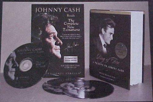 Johnny Cash Reads the Complete New Testament 16 CD Delulxe Gift Set with Free Ring of Fire Book and Music CD - Johnny Cash